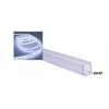 PROFILO IN PLASTICA DA 1 MT SENZA COPERTURA PER STRIP LED STRISCE DA 8 MM PS-8MM