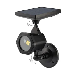PROIETTORE LASER CON PANNELLO SOLARE PAESAGGIO ILLUMINAZIONE ESTERNA NATALE