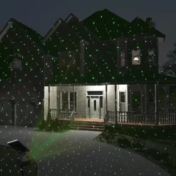 PROIETTORE LASER CON PANNELLO SOLARE PAESAGGIO ILLUMINAZIONE ESTERNA NATALE