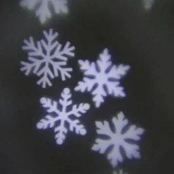 PROIETTORE LASER LED RGB NATALE ESTERNO GIOCHI LUCE FIOCCHI DI NEVE BIANCO