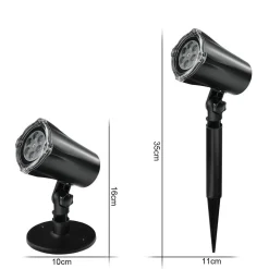 PROIETTORE LASER NATALE PER ESTERNO GIARDINO NEVE ALBERO NATALE STELLA LUCI LED