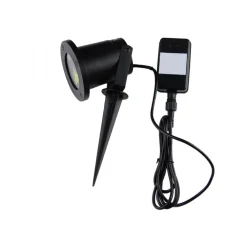 PROIETTORE LUCI LASER DA ESTERNO SU PICCHETTO FANTASIA PUNTI ADDOBBO NATALE