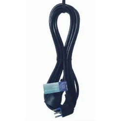 PROLUNGA LINEARE 5 METRI CON SPINA 10A 2P+T + PRESA 10A 2P+T CAVO 90° NERA 83280