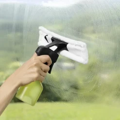 PULISCI PULITORE VETRI LAVAVETRI SPRUZZINO MANUALE PANNO MICROFIBRA 200ML