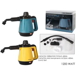 PULITORE A VAPORE 9 IN 1 1200 WATT PULISCE SGRASSA STERILIZZA CON 9 ACCESSORI PULIZIA