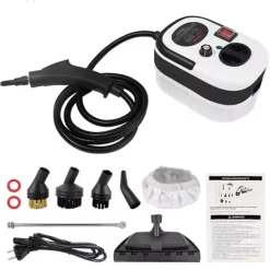 PULITORE A VAPORE MACCHINA PER PULIZIA CASA AD ALTA TEMPERATURA 2500W MULTIFUNZIONALE