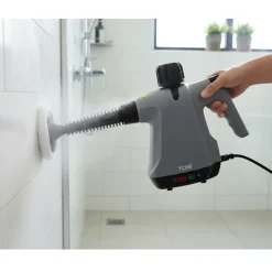 PULITORE A VAPORE PORTATILE 1500W CON 15 ACCESSORI PER PULIZIA PROFONDA CUCINA BAGNO AUTO
