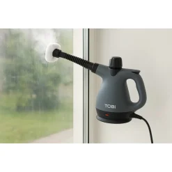 PULITORE A VAPORE PORTATILE 1500W CON 15 ACCESSORI PER PULIZIA PROFONDA CUCINA BAGNO AUTO