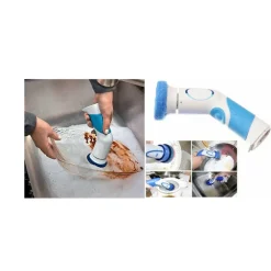 PULITORE POWER SCRUBBER SGRASSATORE ROTANTE IMPERMEABILE SCROSTA PIATTI PENTOLE