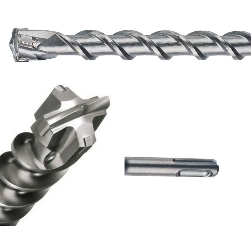 PUNTA 2 TAGLI PER MURO SDS MAX/PLUS DA 600 / 800 / 1000 MM PER TRAPANO MARTELLO