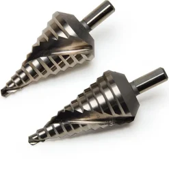 PUNTA FRESA A SCALINO GRADINO ALLARGAFORO ALLARGAFORI CONICA 4 - 49 mm ARGENTO