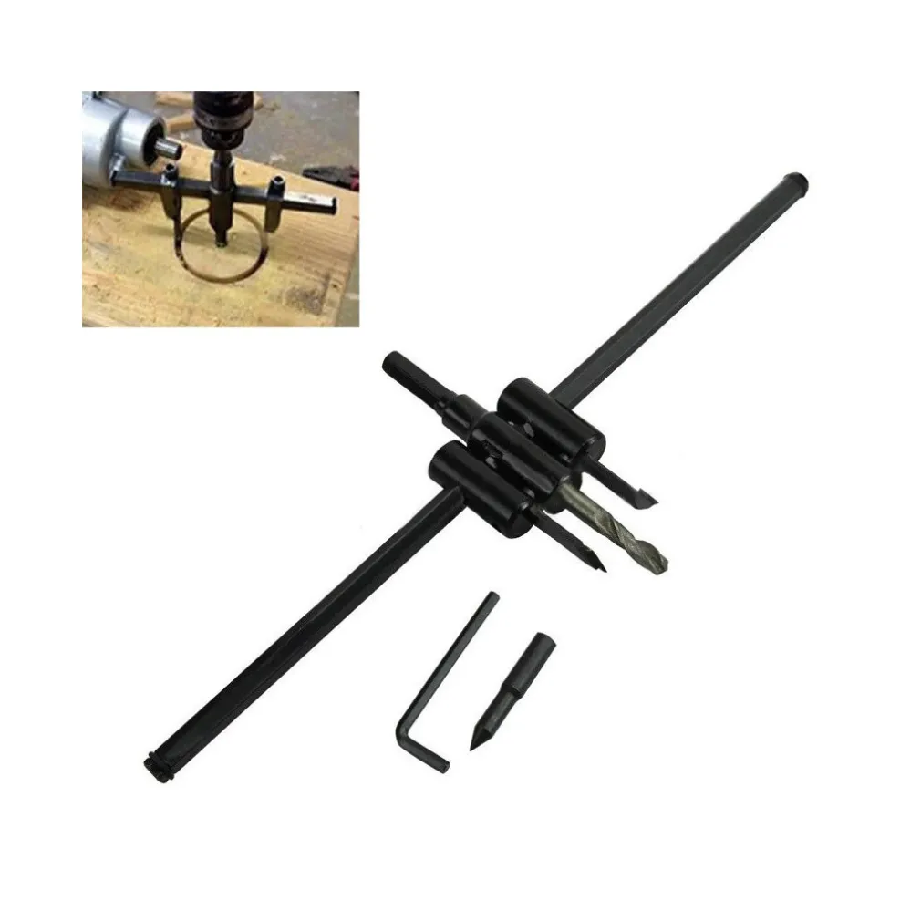 PUNTA TRAPANO FORO REGOLABILE CIRCOLARE BARENO LEGNO COMPENSATO LAMINATI 30-300