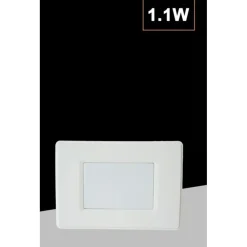 PUNTO LUCE EMERGENZA SEGNAPASSO INCASSO SCATOLA 503 1.1W LUCE 3000K 4000K 6500K XGYJD-001