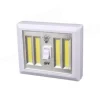 PUNTO LUCE LED CON INTERRUTTORE COB 3W FARETTO LAMPADA DA MURO PER ARMADIO