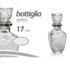 6PZ BOTTIGLIA WHISKY LIQUORI BOTTIGLIETTA VETRO TAPPO ERMETICO 250ML 17CM 773099