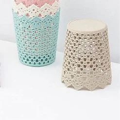 2PZ CESTINO PORTA OGGETTI ORGANIZZATORE CASA CESTO IN PLASTICA Ø14X17.6 CM 79477