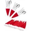 10PZ PORTAPOSATE FORMA CAPPELLO NATALE PER DECORAZIONE CUCINA TAVOLO BOTTIGLIA VINO ROSSO
