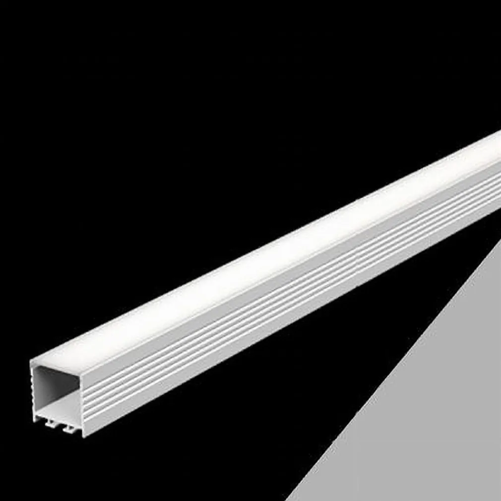 5PZ PROFILO IN ALLUMINIO 2 MT LINEARE SOSPESO SEZIONABILE PER STRISCIA LED AL-28