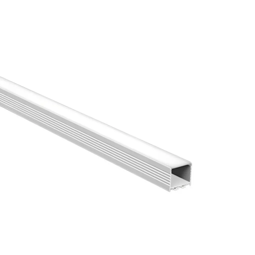 5PZ PROFILO IN ALLUMINIO 2 MT LINEARE SOSPESO SEZIONABILE PER STRISCIA LED AL-28