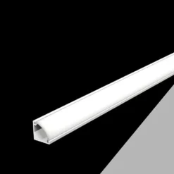 10PZ PROFILO IN ALLUMINIO 2MT ANGOLARE A PLAFONE SEZIONABILE PER STRIP LED AL-27