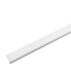 10PZ PROFILO IN ALLUMINIO PER SOFFITTO CON COPERTURA BIANCA OPACA 2MT STRISCIA LED AL03