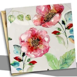 QUADRO QUADRETTO DECORATIVO 60X60X2,5CM TELA SU LEGNO DELUXE DECORI ASS. 723643