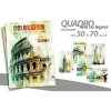 QUADRO QUADRETTO DECORATIVO 50X70X2,5CM TELA SU LEGNO DELUXE DECORI ASS. 748899