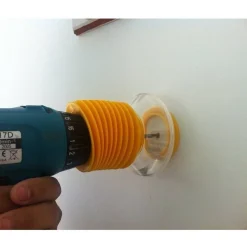 RACCOGLI POLVERE PER TRAPANO CONTENITORE FORO CASA LAVORO MURI BUCHI UNIVERSALE