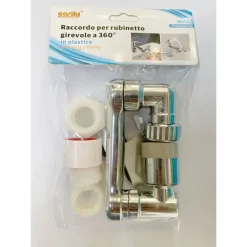 RACCORDO FILTRO ROTANTE RUBINETTO PROLUNGA GIREVOLE 360° AERATORE UNIVERSALE 87998