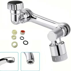 RACCORDO FILTRO ROTANTE RUBINETTO PROLUNGA GIREVOLE 360° AERATORE UNIVERSALE 87998