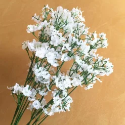 RAMI FIORI NEBBIOLINA ARTIFICIALE 12 PEZZI BIANCHI FINTE GYPSOPHILA DECORAZIONI