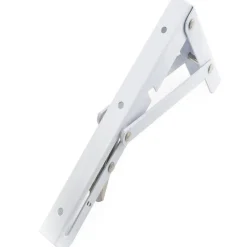 REGGIMENSOLA SUPPORTO STAFFA IN METALLO PIEGHEVOLE REGOLABILE BIANCA 40X20CM