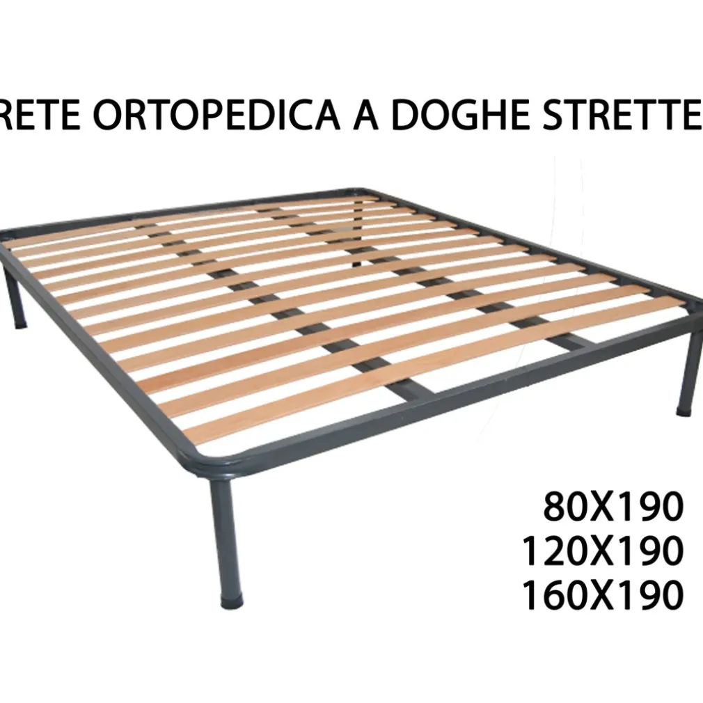 RETE RETI ORTOPEDICA ORTOPEDICHE A DOGHE STRETTE STRUTTURA TUBOLARE 13 LISTELLI