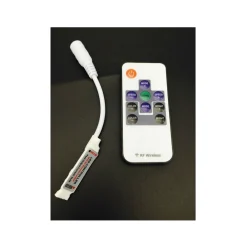 RGB LED CONTROLLER RF WIRELESS CENTRALINA TELECOMANDO COLORI 5-24V 3x4A 12A