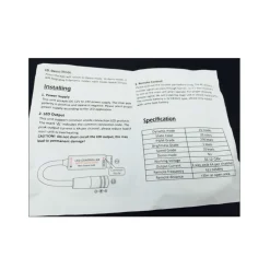RGB LED CONTROLLER RF WIRELESS CENTRALINA TELECOMANDO COLORI 5-24V 3x4A 12A