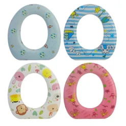 RIDUTTORE SEDILE SEGGIOLINO PER WC MORBIDO PER BAMBINI CON 4 MOTIVI A FANTASIA 59781