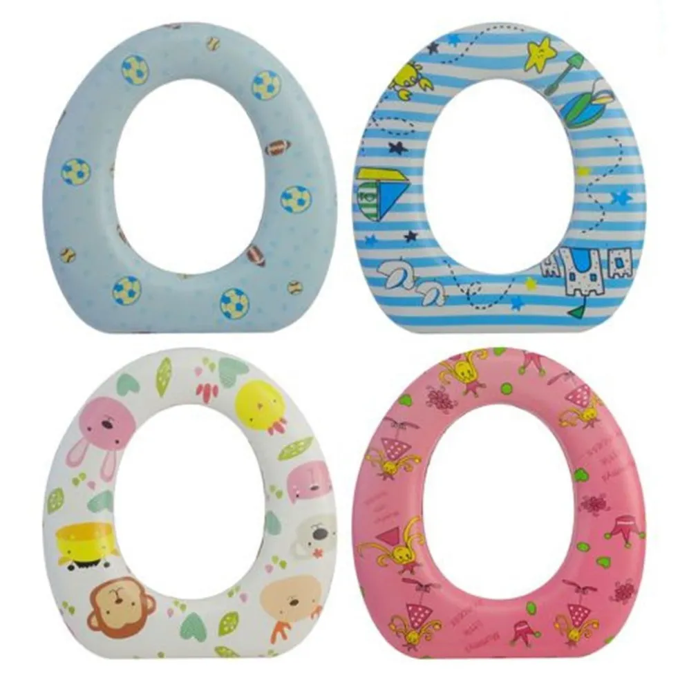 RIDUTTORE SEDILE SEGGIOLINO PER WC MORBIDO PER BAMBINI CON 4 MOTIVI A FANTASIA 59781