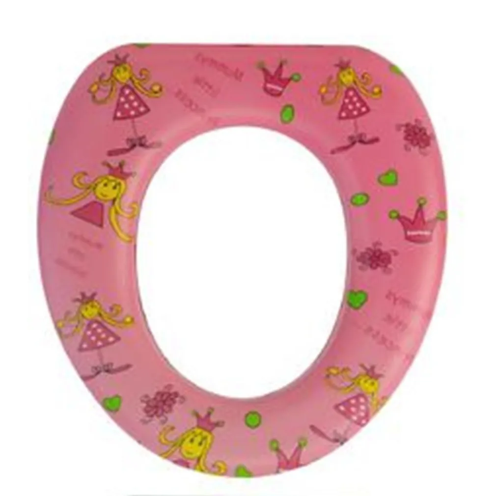 RIDUTTORE SEDILE SEGGIOLINO PER WC MORBIDO PER BAMBINI CON 4 MOTIVI A FANTASIA 59781