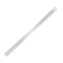 RIGHELLO METRO IN ACCIAIO INOX METALLO 1MM A 40 CM RIGA SEGNATURA CM INCH 97764