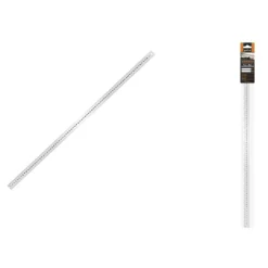 RIGHELLO METRO IN ACCIAIO INOX METALLO 1MM A 80CM RIGA SEGNATURA CM INCH 97766