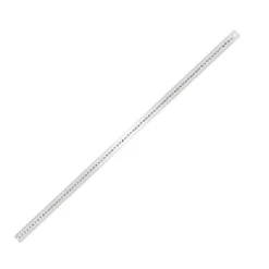 RIGHELLO METRO IN ACCIAIO INOX METALLO 1MM A 80CM RIGA SEGNATURA CM INCH 97766