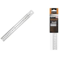 RIGHELLO METRO IN ACCIAIO INOX METALLO 1 MM A 20 CM RIGA SEGNATURA CM INCH 97762