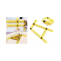 RIGHELLO MISURAZIONE SAGOMA RIGA METRO MULTIFUNZIONE PIEGHEVOLE SCALA ANGOLO