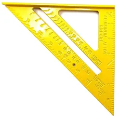 RIGHELLO SQUADRETTA 7 POLLICI TRIANGOLO 180 MM IN PLASTICA SQUADRA PER FALEGNAME