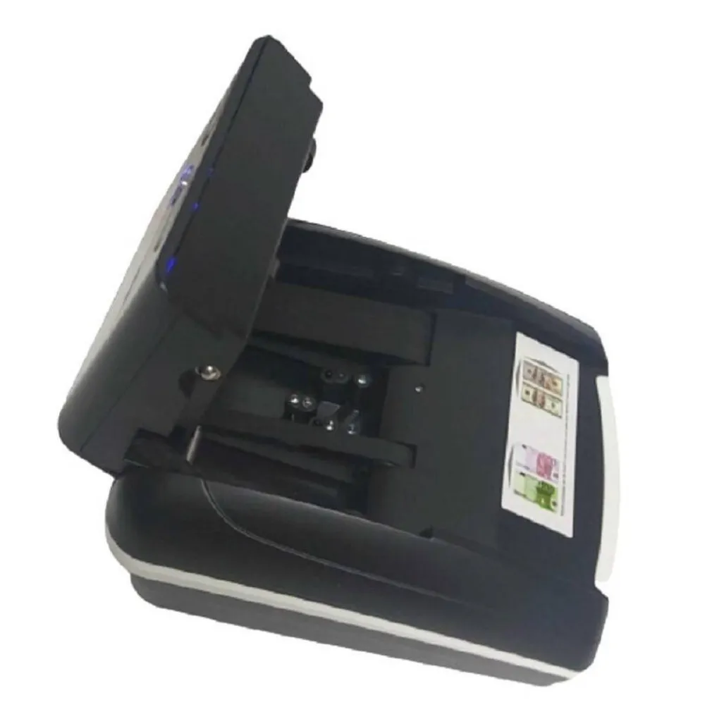 RILEVATORE CONTA BANCONOTE FALSE VERIFICA SOLDI FALSI NERO CON BATTERIA AL LITIO