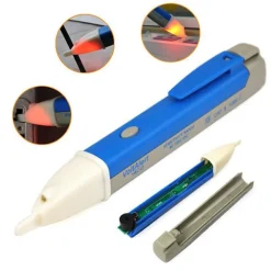 RILEVATORE VERIFICA DI TENSIONE CORRENTE ELETTRICA PENNA TESTER LED 90V 1000V
