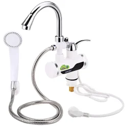 RISCALDATORE ISTANTANEO ACQUA CALDA RUBINETTO ELETTRICO DOCCIA CUCINA BAGNO