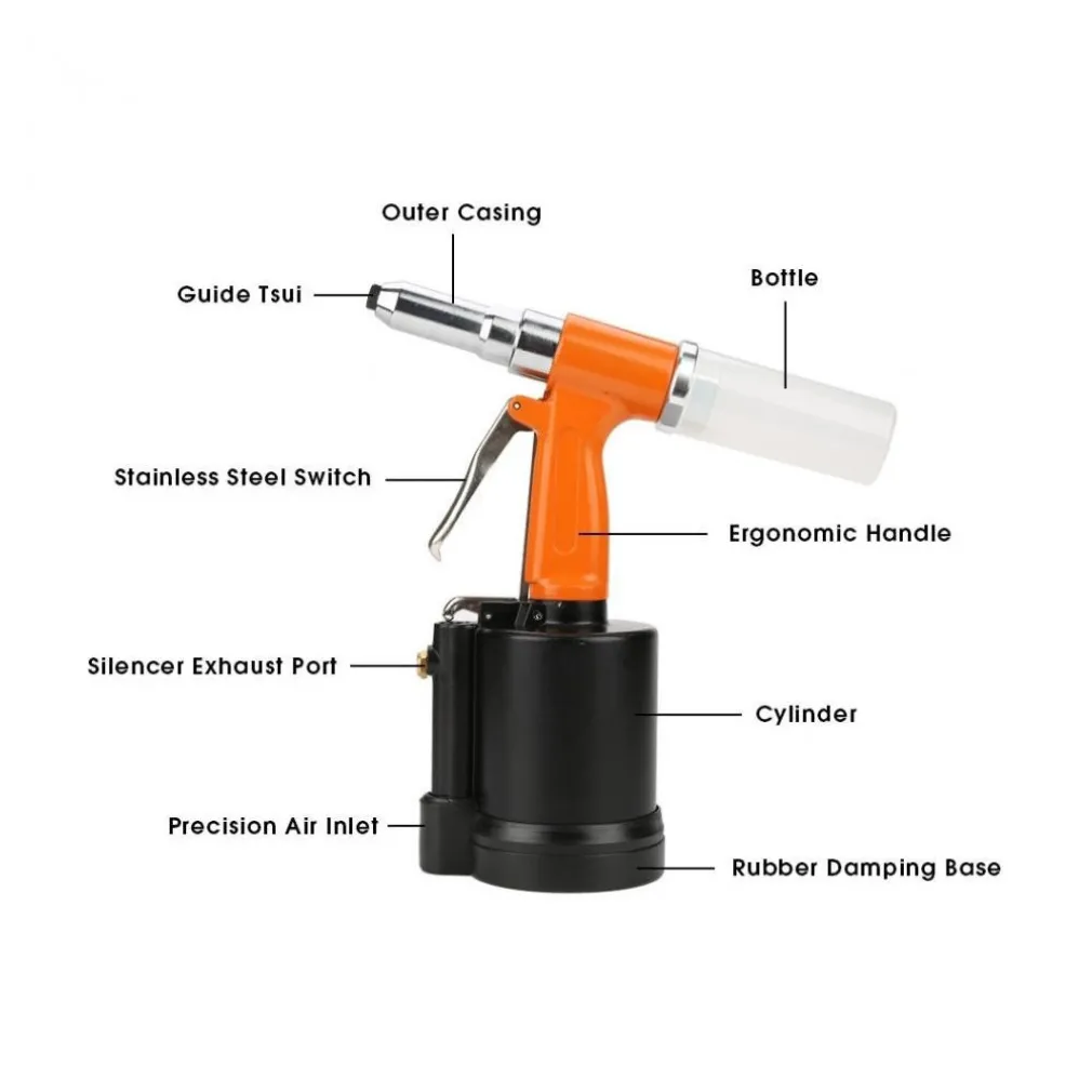 RIVETTATRICE INDUSTRIALE IDRAULICA PNEUMATICA AD ARIA COMPRESSA SPARACHIODI