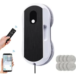 ROBOT PULIZIA FINESTRA CON SPRUZZO ACQUA INTELLIGENTE BIFACCIALE 5600PA CONTROLLO APP