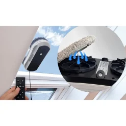 ROBOT PULIZIA FINESTRA CON SPRUZZO ACQUA INTELLIGENTE BIFACCIALE 5600PA CONTROLLO APP